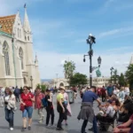 Turista tömeg - Budapest